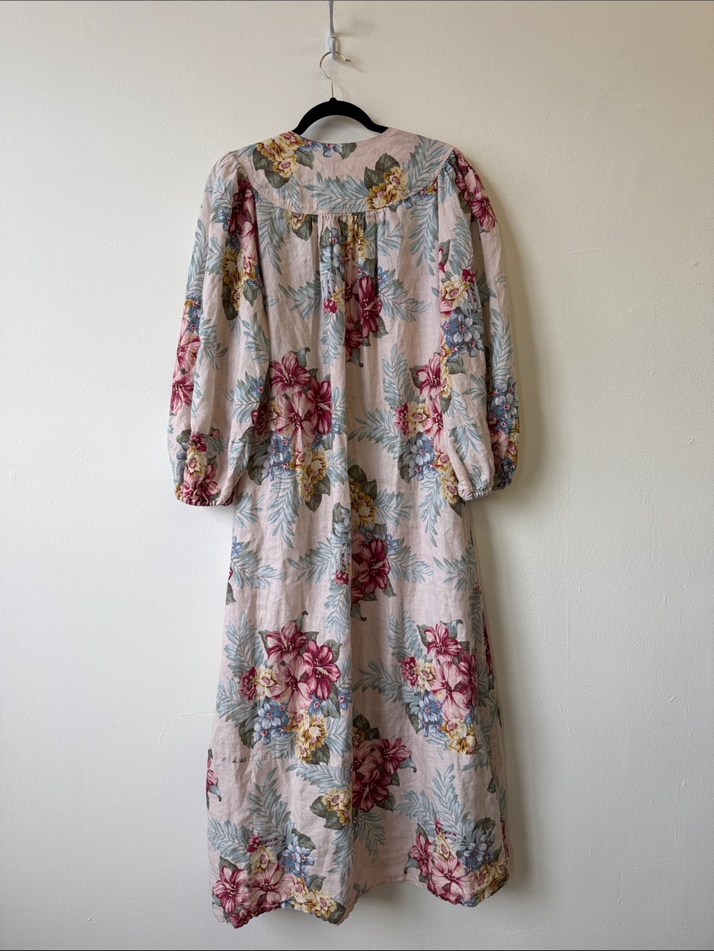Zimmerman 100% linen Kali hibiscus tie dress - Picture 2 of 16
